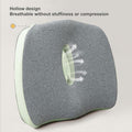 Coccyx Orthopedic Memory Foam Seat Cushion - 45x40x7 cm, Ergonomic Support, Grey - SuperSaverAU - view 4