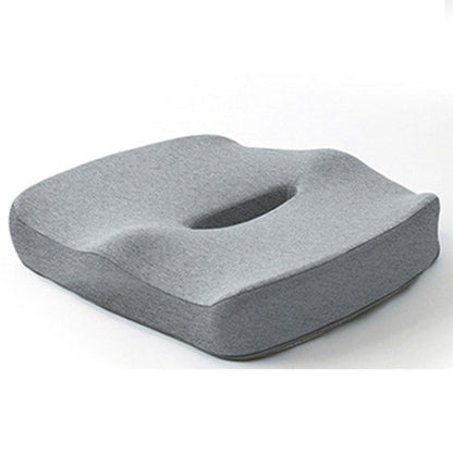 Coccyx Orthopedic Memory Foam Seat Cushion - 45x40x7 cm, Ergonomic Support, Grey
