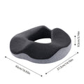 Memory Foam Seat Cushion 43cm x 37.5cm x 9.5cm - Breathable, Ergonomic Design - SuperSaverAU - view 2