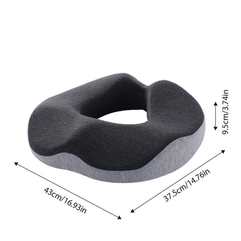 Memory Foam Seat Cushion 43cm x 37.5cm x 9.5cm - Breathable, Ergonomic Design - SuperSaverAU - view 2