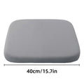 Premium Memory Foam Seat Cushion – Grey 40 x 40cm with Washable Cover
