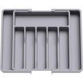 Premium Extendable Cutlery Tray Organiser – Black