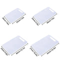 Premium Plastic Cutting Board – White 38 x 24cm with Hanging Hole
