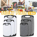 3pcs Wheat Straw Plastic Cutting Board Set Chopping Board Kitchen - Black - SuperSaverAU - view 1