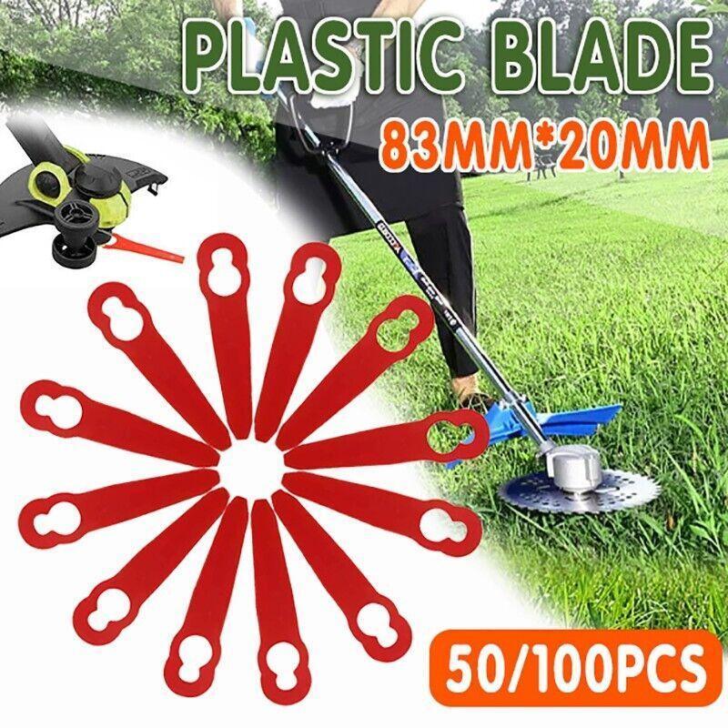 Ozito Grass Trimmer Plastic Blades Replacement - 100PCS - SuperSaverAU - view 1