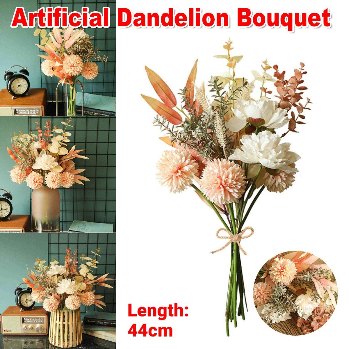 Premium Artificial Floral Bouquet – Faux Dandelions