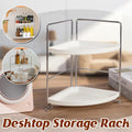 Premium 2 Tier Countertop Storage Rack - Scalloped White