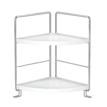 2 Tier Countertop Shelf Organizer - Kitchen Bathroom Office Storage Rack