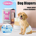 Premium Disposable Female Dog Diapers Leakproof - L 10pcs