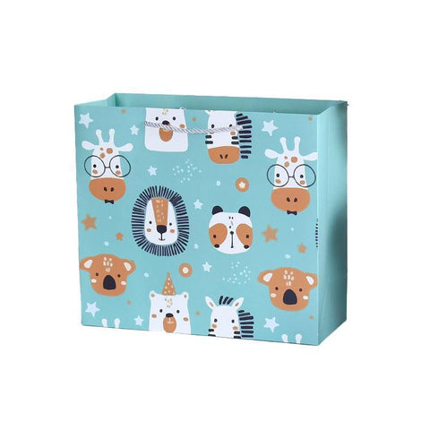 25x Creative Cartoon Animal Gift Bags Cute Birthday Party Favors Tote Paper Bags - Dinosaur-Paradise-25pcs-M - SuperSaverAU - view 2