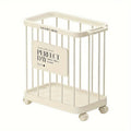 Removable Laundry Basket with 360° Silent Wheels, 18.9 x 10.6 x 20.5 inches, Cream Blast - SuperSaverAU - view 2