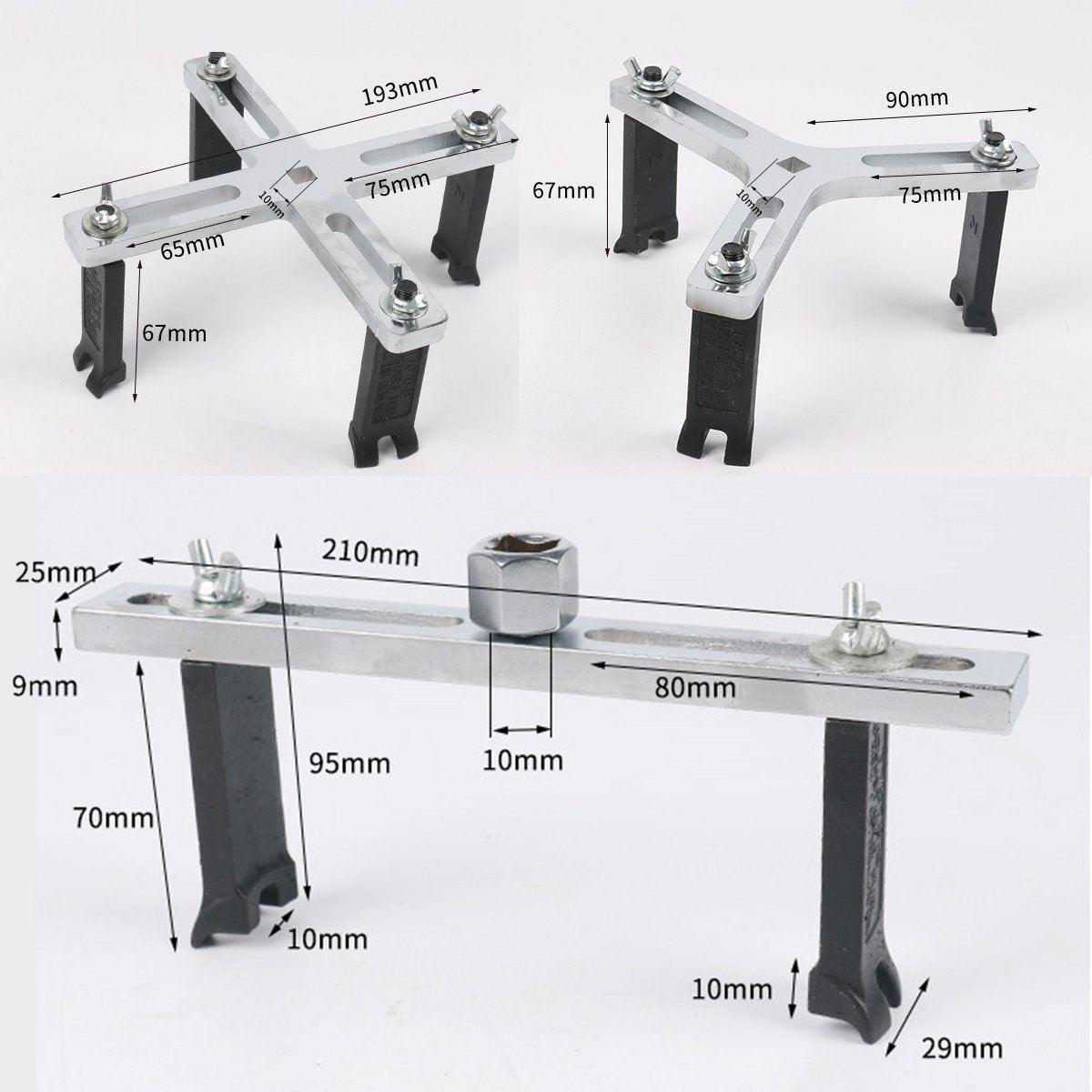 Premium Four Grasp Adjustable Fuel Tank Cover Removal Tool