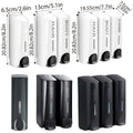 Wall-Mounted Soap Dispenser - Double Chamber, White, for Shampoo & Hand Soap - SuperSaverAU - view 1