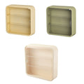 Premium Green Wall Mounted Acrylic Figure Display Case Dustproof 30x30x8cm
