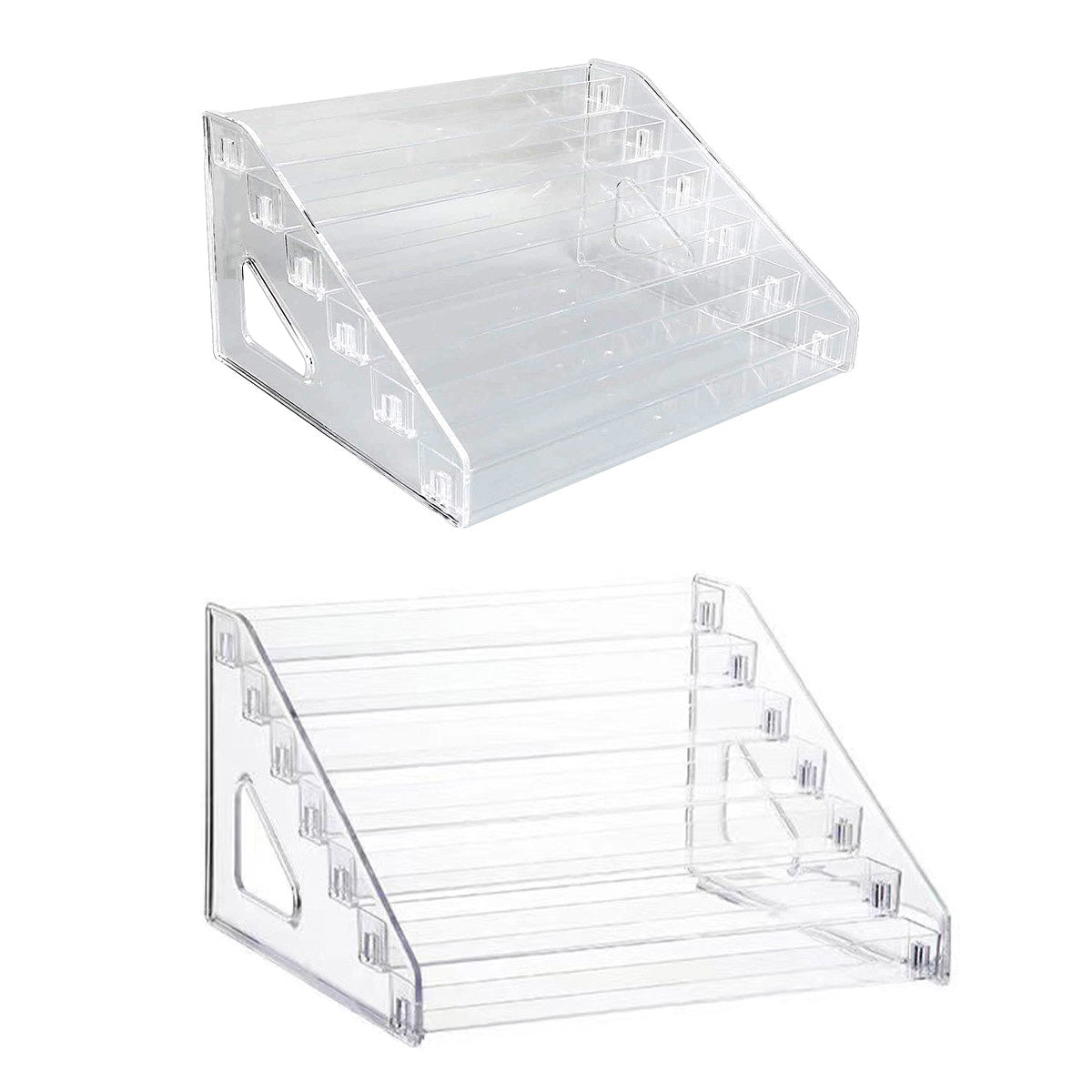 Premium Acrylic Nail Polish Display Rack - Clear, 6 Tier