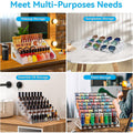 Premium Acrylic Nail Polish Display Rack - Clear, 6 Tier