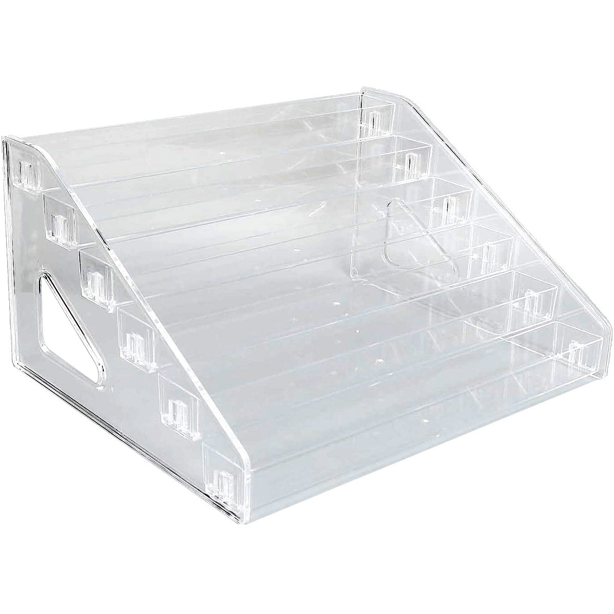 Premium Acrylic Nail Polish Display Rack - Clear, 6 Tier