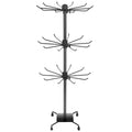 3-Tier Rotating Display Stand 63" with Adjustable Height & Wheels for Accessories - SuperSaverAU - view 1
