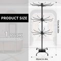 3-Tier Rotating Display Stand 63" with Adjustable Height & Wheels for Accessories - SuperSaverAU - view 2