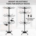3-Tier Rotating Display Stand 63" with Adjustable Height & Wheels for Accessories - SuperSaverAU - view 3