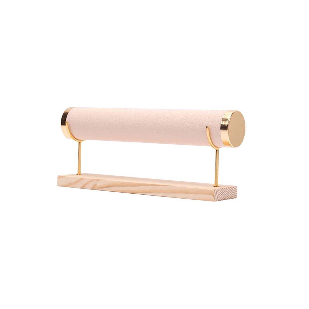 Premium Green Wooden Bracelet and Watch Display Stand