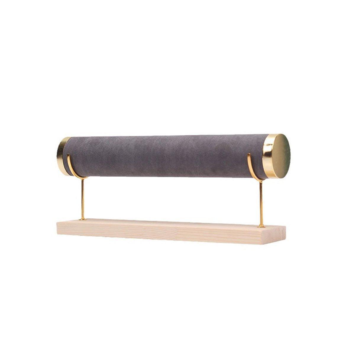Premium Green Wooden Bracelet and Watch Display Stand