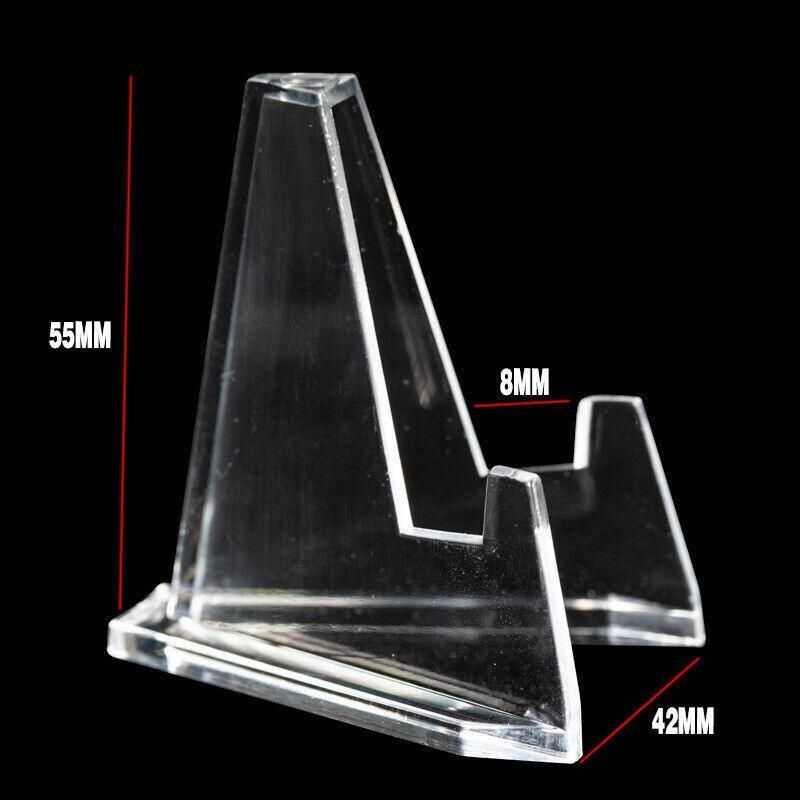 Premium Clear Acrylic Display Stands – 20 Pack