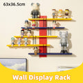 Colorful Multi-Layer Wall Display Rack for Toys and Decor - SuperSaverAU - view 1