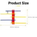 Colorful Multi-Layer Wall Display Rack for Toys and Decor - SuperSaverAU - view 3