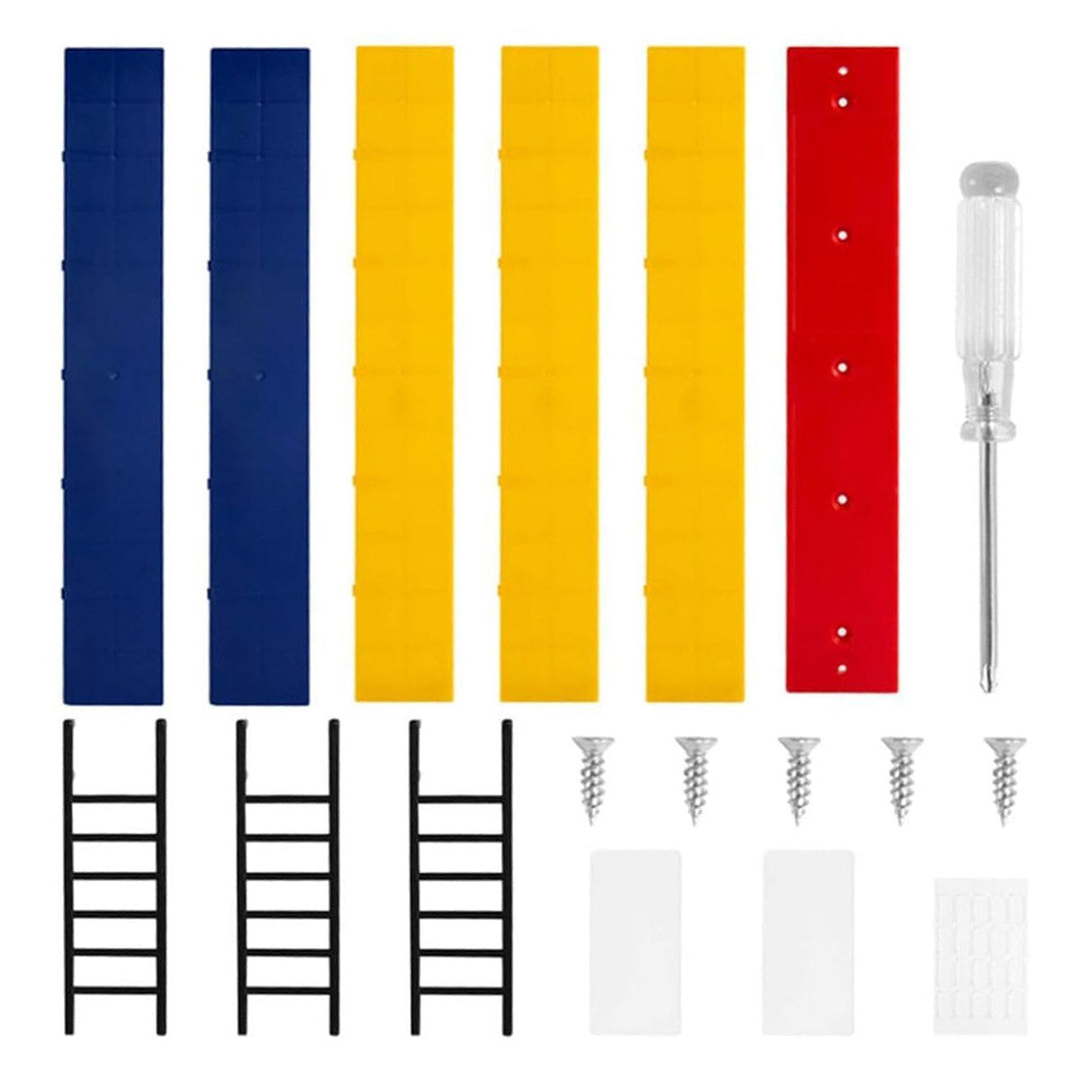 Colorful Multi-Layer Wall Display Rack for Toys and Decor