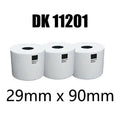 8 Rolls Compatible Brother DK11201 Address Labels - 29x90mm - SuperSaverAU - view 3