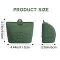 Premium Silicone Dog Treat Pouch with Magnetic Closure - Light Green