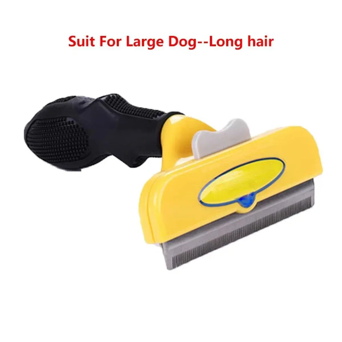 Premium Pet Hair Removal Brush Deshedding Tool - Yellow