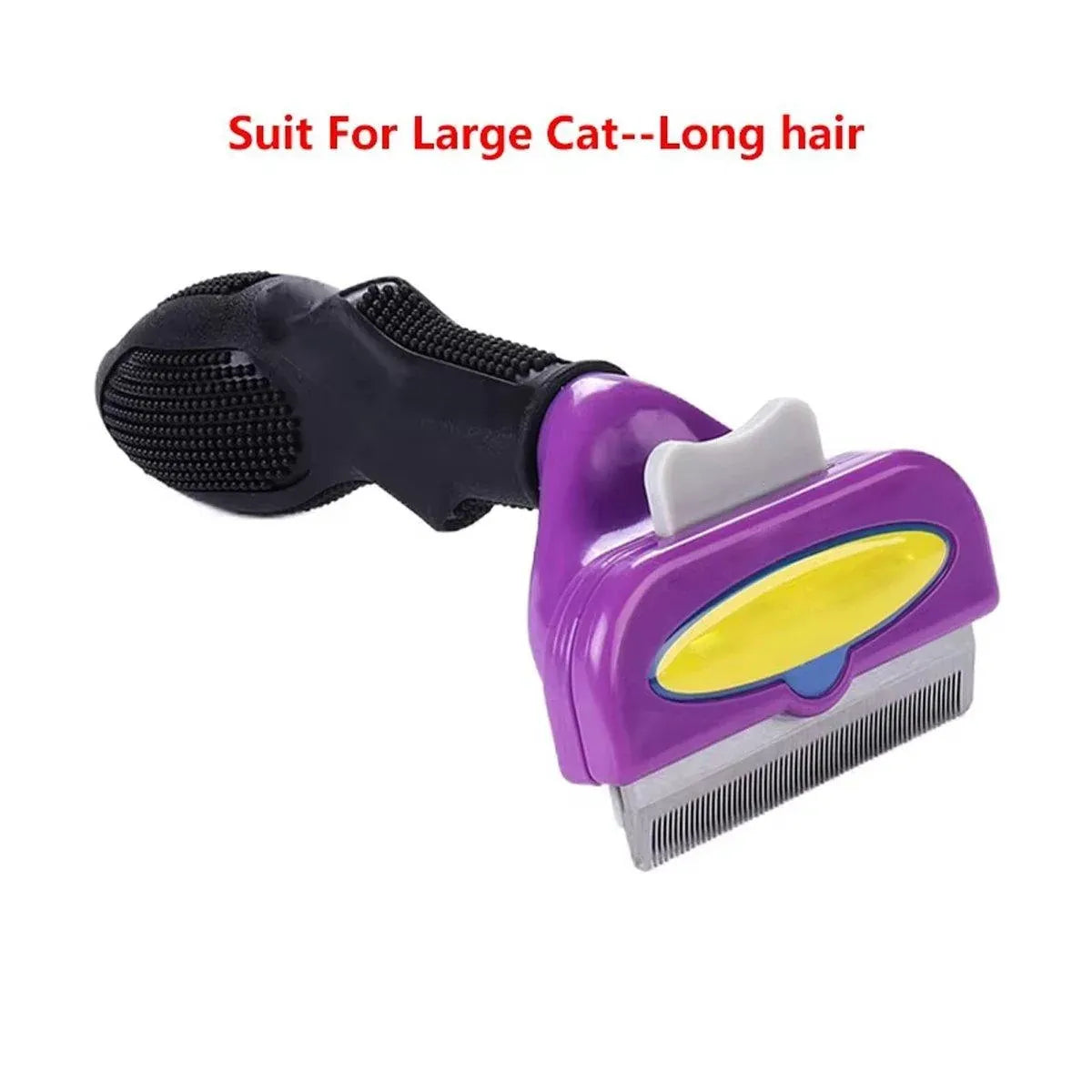 Premium Pet Hair Removal Brush Deshedding Tool - Yellow