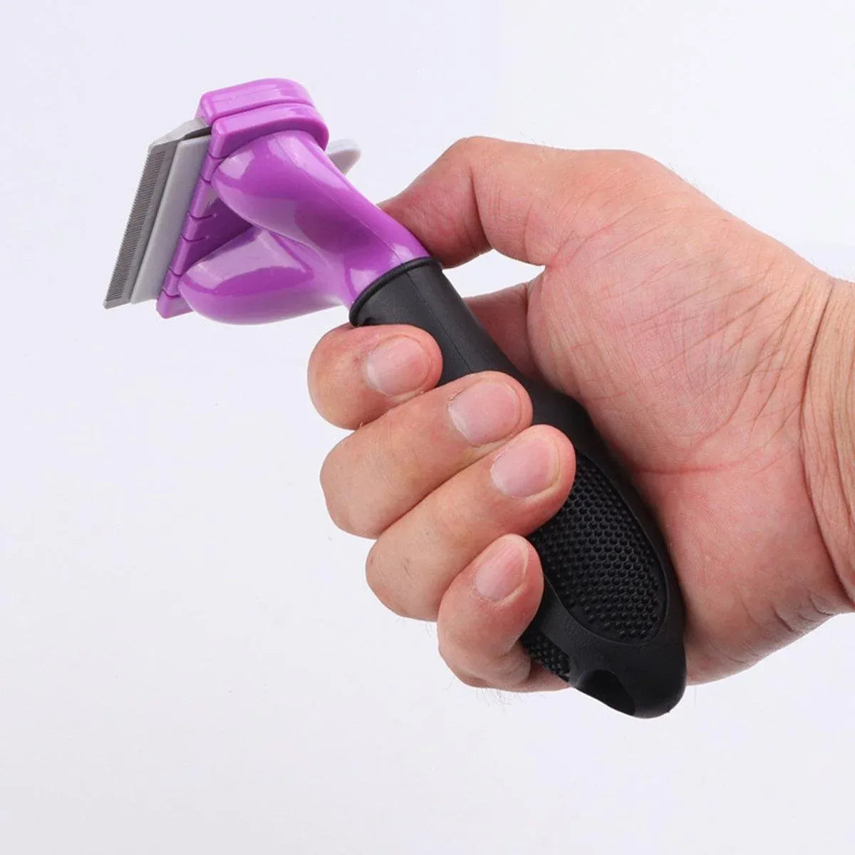 Premium Pet Hair Removal Brush Deshedding Tool - Yellow