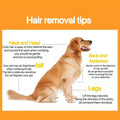 Premium Pet Hair Removal Brush Deshedding Tool - Yellow