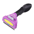 Premium Pet Hair Removal Brush Deshedding Tool - Yellow
