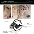 Anti Bite Anti Bark Dog Muzzle - Adjustable, Stainless Steel, Black - M - SuperSaverAU - view 5