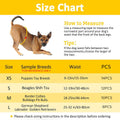 Premium Male Dog Diapers Leakproof with Wetness Indicator - XS 14pcs
