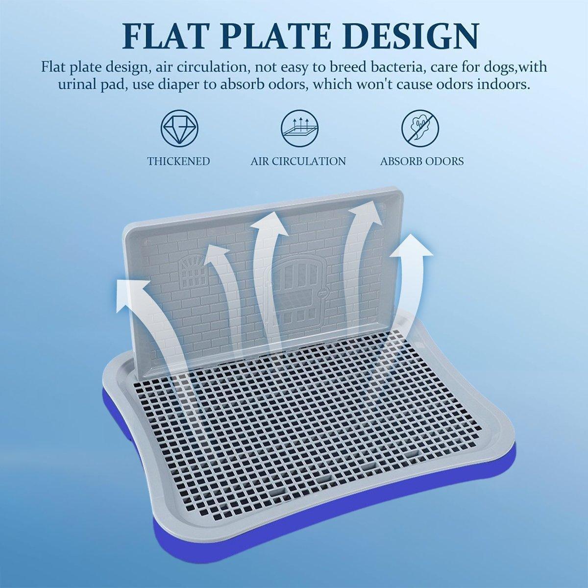 Indoor Dog Potty Trainer for Small to Medium Breeds - 51x39.5cm, Easy Clean-Up