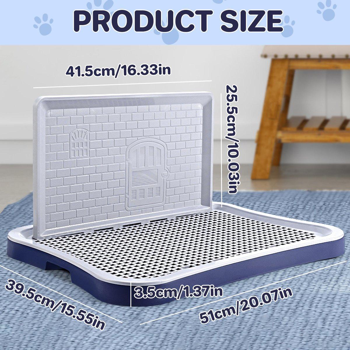 Indoor Dog Potty Trainer for Small to Medium Breeds - 51 x 39.5 cm, White - SuperSaverAU - view 3