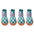 Premium Breathable Mesh Dog Shoes 4pcs - Green Size 3