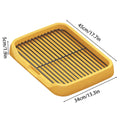 Premium Yellow Indoor Dog Potty Training Tray - 45 x 34cm