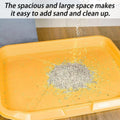 Premium Yellow Indoor Dog Potty Training Tray - 45 x 34cm