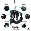 Premium Adjustable Pet Harness & Leash Set Reflective - S