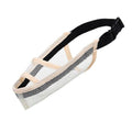 Premium Beige Adjustable Nylon Dog Muzzle with Breathable Mesh - XXS