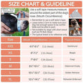 Premium Adjustable Dog Muzzle Breathable Nylon - Black XL