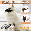 Premium Adjustable Dog Muzzle Breathable Nylon - Black XS