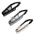 Premium Adjustable Dog Muzzle Breathable Nylon - Black XS
