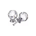 Crystal Glass Cabinet Knobs 40mm - 10Pcs, Round & Ball Shape, Includes Screws - SuperSaverAU - view 2